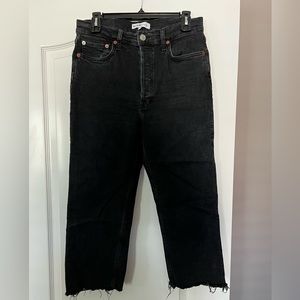 Re/done size 29 gray crop boot